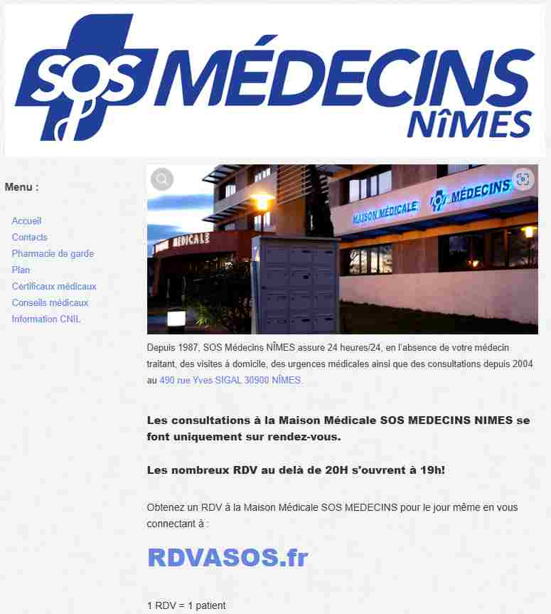 SOS medecin nimes